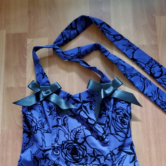 Gothabilly retro style dress - Picture 3 of 5